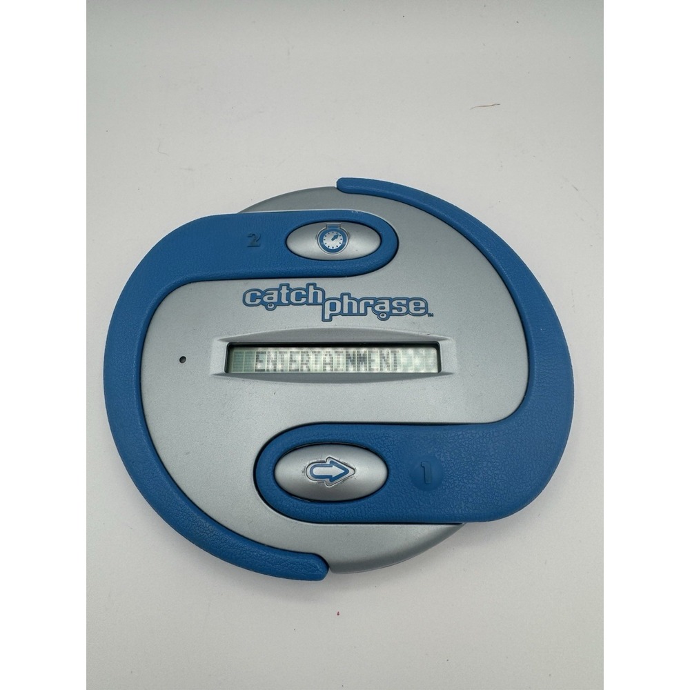 2000 Catch Phrase Original 1st Edition Blue Handheld Electronic Game By Hasbro